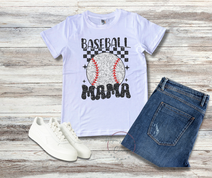 Baseball Mama Glitter