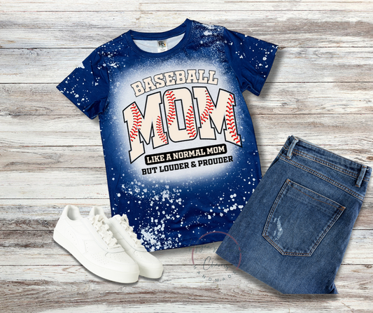 Baseball Mom Like A Normal Mom But Loud & Proud