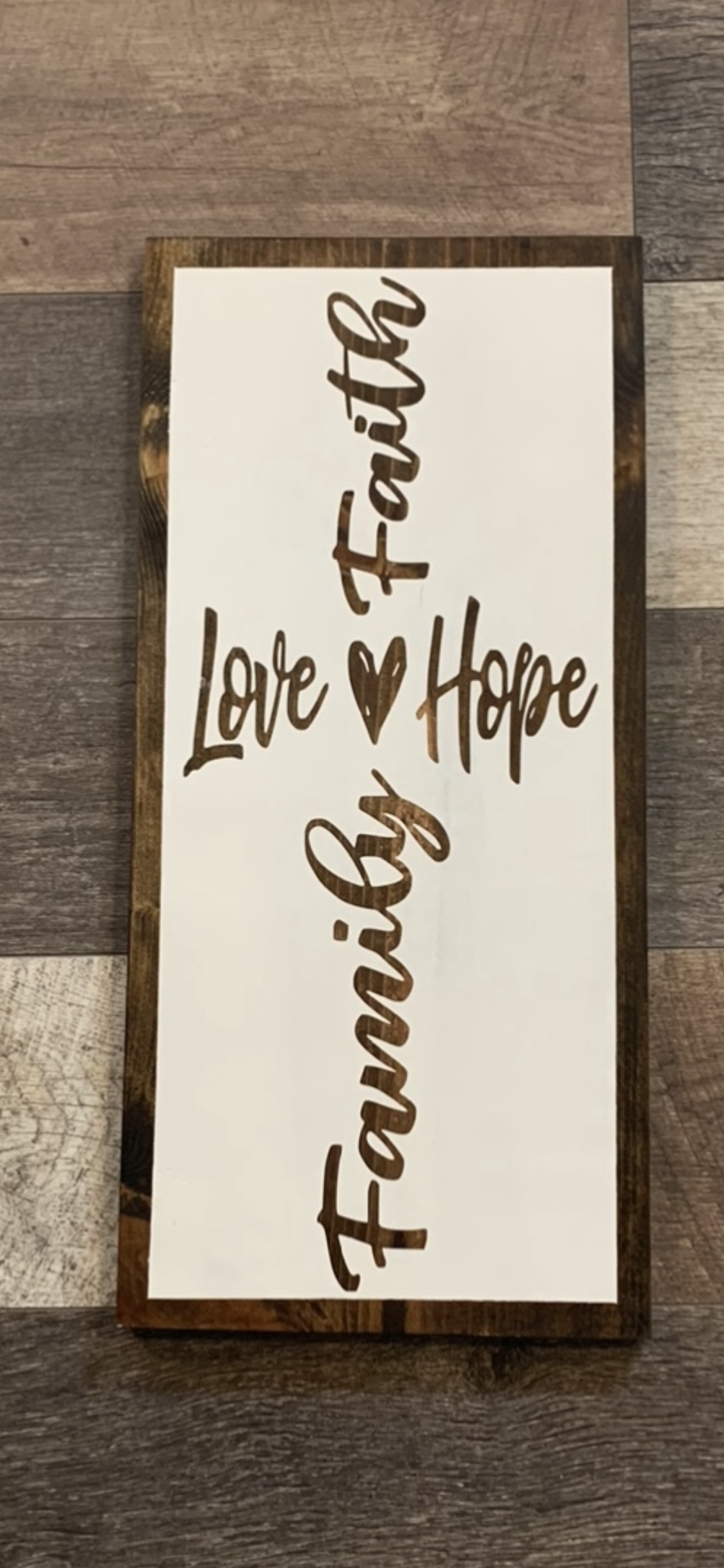 Faith, Love, Hope & Family Cross